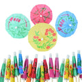 ESTICK Eco-Friendly Disposable Wood Umbrella Cut Cocktail Giwan with Custom Color & Logo for Bar Tools