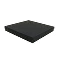 Wholesale Black Custom Luxury Rigid Cardboard Gift Lid and Base Box with Embossing Matt Lamination UV Coating