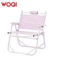 WOQI Modern Design Foldable Lightweight Outdoor Garden Chair for Hotel & Park Use
