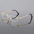 Fashion Metal Alloy Rimless Eyewear Glasses Frames Men Women Ultralight Prescription Myopia Optical Eyeglasses Frames