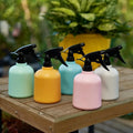 Colorful Portable Plastic Household Water Can with Air Pressure Spraying for Sanitation Disinfecting and Watering Flowers
