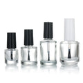 Refillable Empty Small Glass Nail Polish Bottles with Brush Cap 5ml 10ml 15ml