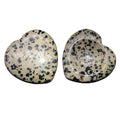 2026 Natural Crystal Dalmation jasper Worry Stone Gemstone Heart Shape Thumb Stones Best Crystals Product