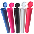85mm 98mm 116mm Pop Top Plastic Tube Packaging Containers