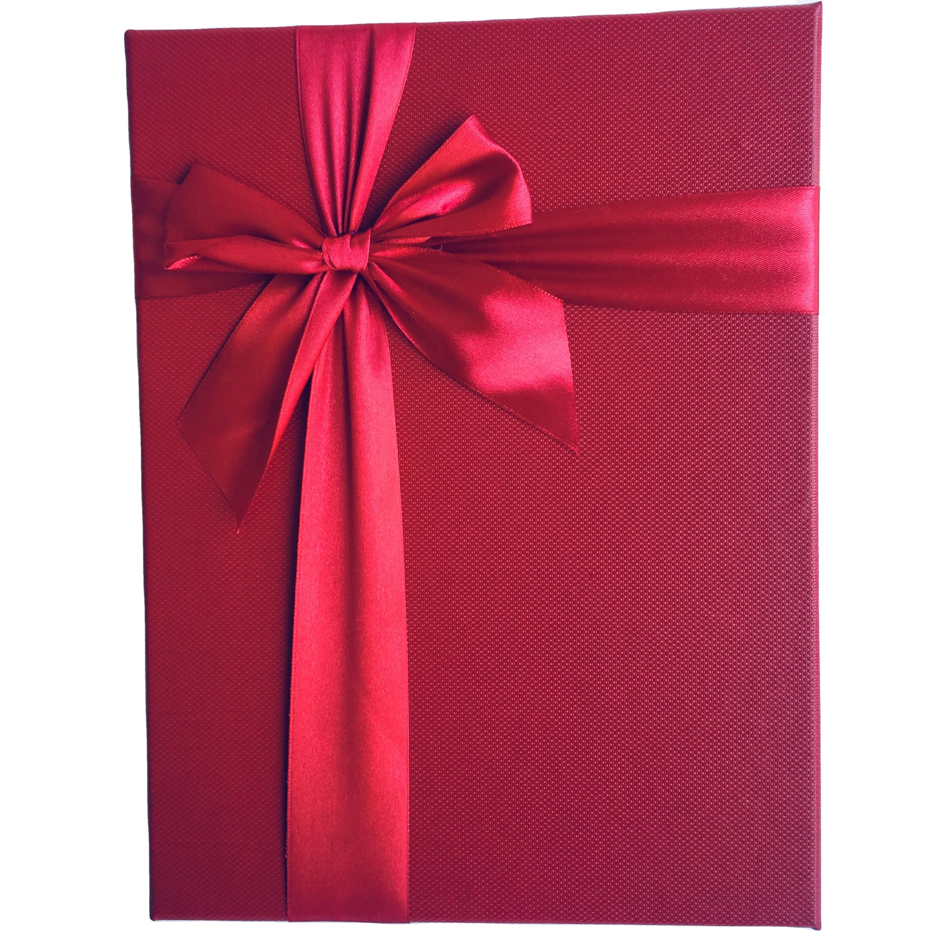 Custom Logo Design Rigid Luxury Cardboard Paperboard Matt Lamination Embossing Sponge Lining Stamping Ribbon Bow Style