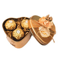 Valentine's Day Christmas Heart Shape Tin Box Empty Aluminium Red Chocolate Storage Jars Customized Metal Gift Food Packaging