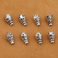 925sterling Silver Tibetan Buddhist Meditation Mala Beads 3-hole Guru Beads