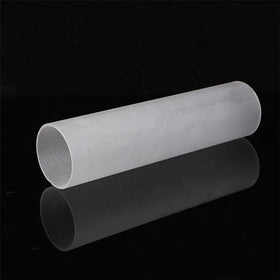 JR Glass Custom High Temperature Resistant Large and Small Diameter Frosted Borosilicate Glass Tube