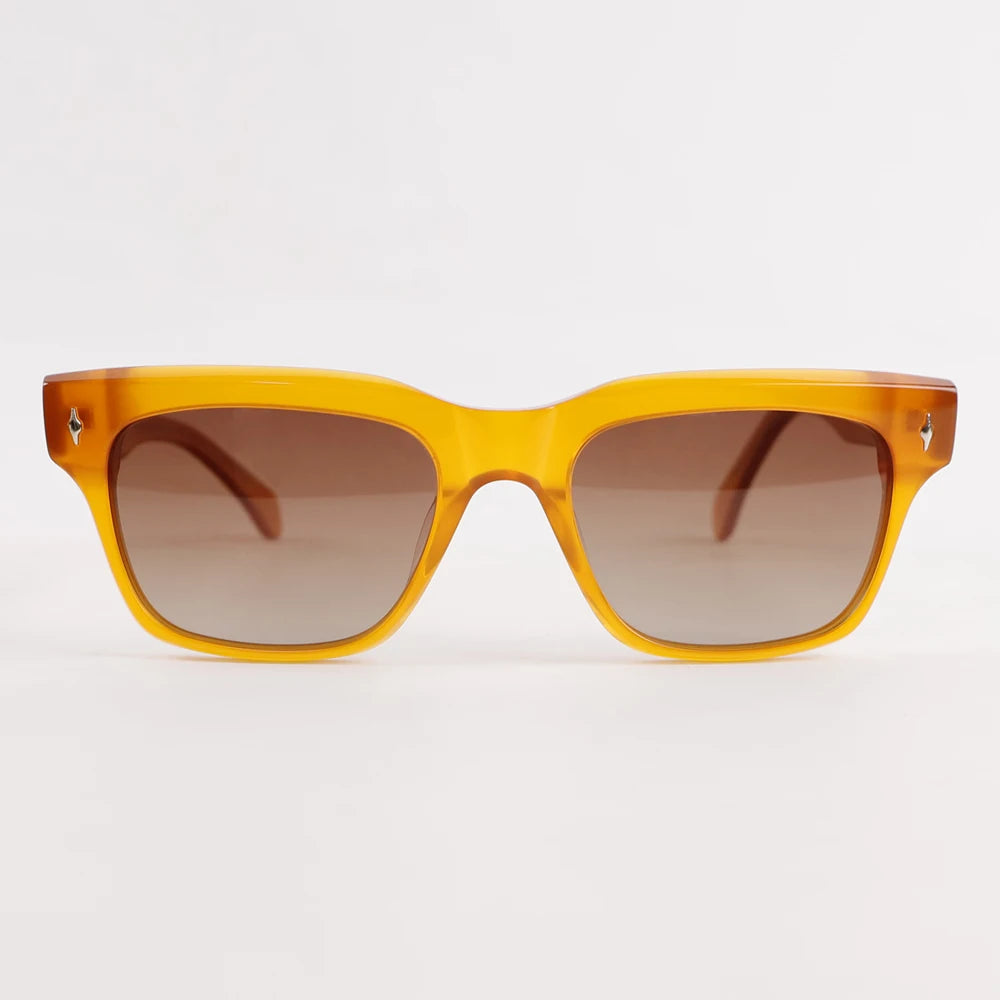 Luxury Customized Logo High End Mens Women Fashionable Mazzucchelli Acetate Sunglasses Polarized Retro Sunglasses