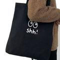 Korean Urban Minimalist Large Capacity Canvas Shopping Bag Learning Bag Storage Bag