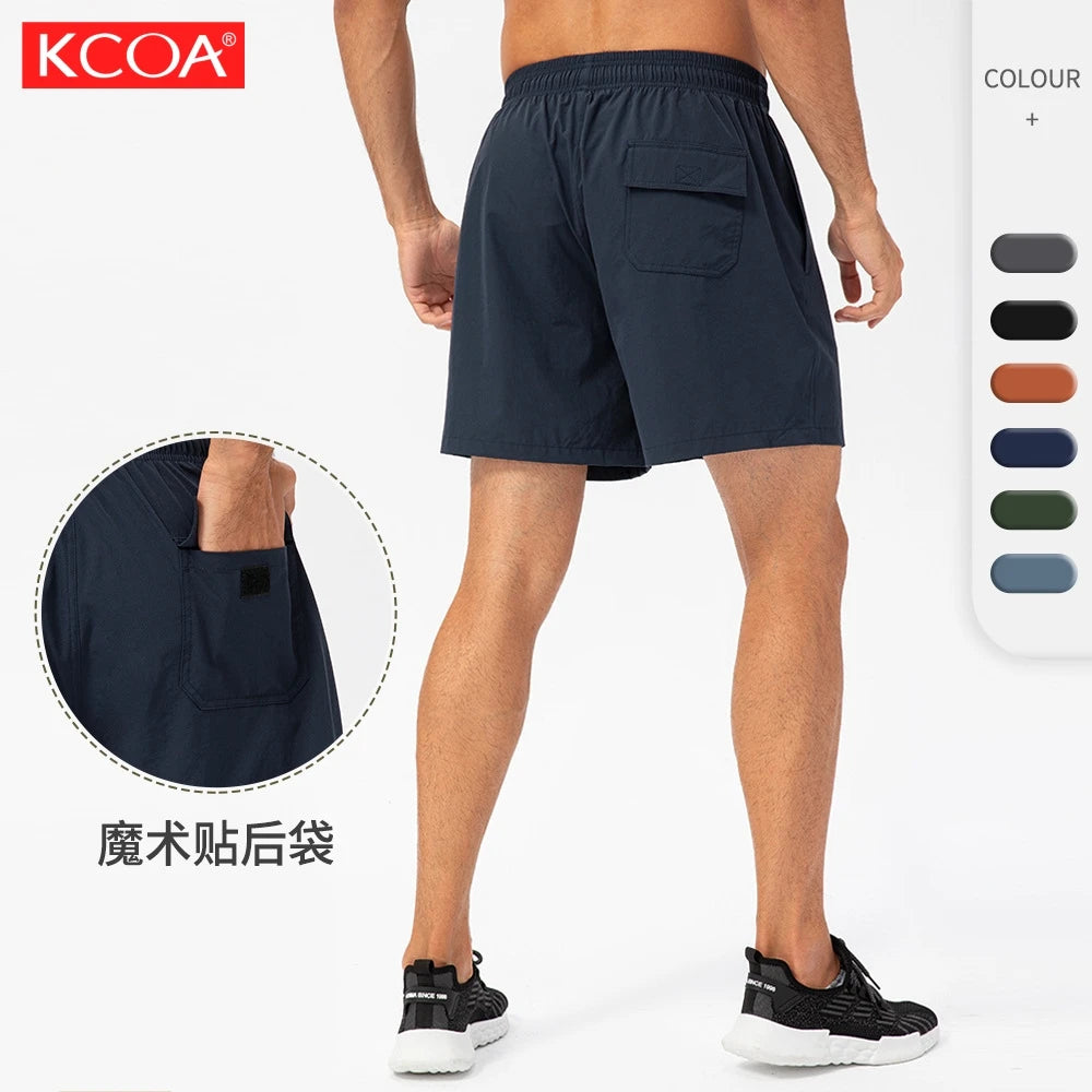 Custom Quick Dry Polyester Sweat Fitness Boxer Gym Workout Sports Cargo Running Men's Shorts