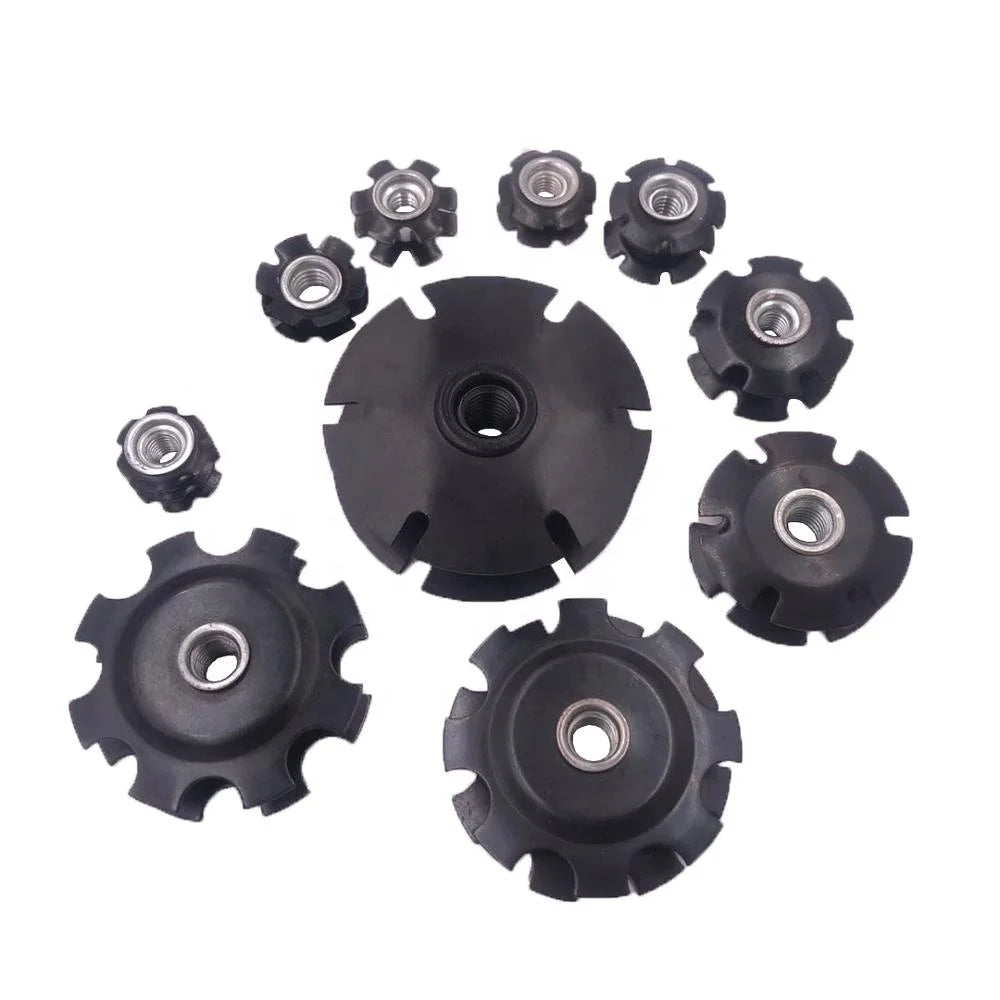 3/4" Pipe Star Nut  Flower Nut for Insert Nut for Bike Bicycle
