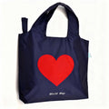 Custom Print logo Eco-friendly Reusable Folding Shopping Bags with Plant and Animal New Cartoon Foldable Shopping Bag