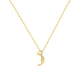 Star Moon Pendant Necklace Stainless Steel Collarbone Chain Girls