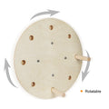 High Quality Round Climbing Hangboard Peg Board Wooden Rock Climbing Finger Board for Arm Exercise