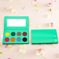 Custom DIY High Pigment 8-Color Dry Eyeshadow Palette Vegan Glitter Shimmer Light Fair Medium Skin Tones Private Label Eye