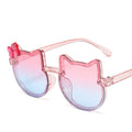 Lucky Colorful Fashion Cute Girls Sun Glasses Cartoon Animal Children Sunglasses for Kids