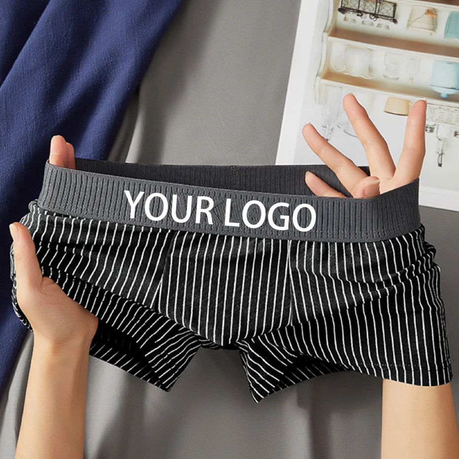 Factory Custom Men's Underwear Various Colors Custom logo Classic Comfortable Cotton Men's Shorts Boxers
