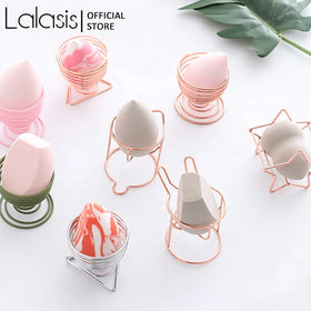 Lalasis Blending Sponge Package Beauty Metal Holder Face Cosmetic Makeup Sponge Packaging Box