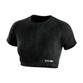 Compression Women's Crop T-Shirt Lightweight Quick Dry Flexible Reinforced Seams for Warm-Up & All-Day Wear