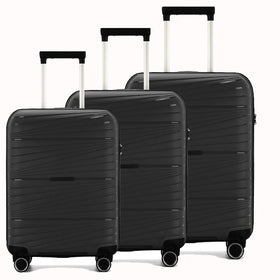 Upright Luggage Set Journey Carry-on Expandable Suitcase Trolley Travel Luggage TSA Combination Lock Red or Customized Color