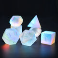 Wholesale Custom DnD Cross Dice Set Glass Dice Set Polyhedral Dnd RPG Dice for Dungeons and Dragons Role Playing Table Games