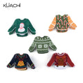 KUACHI Wholesale New Christmas Hair Claw Clip Women Fashion Clothes Cartoon Hair Clips Christmas Gift Hair Claws