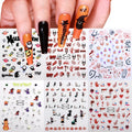 Non-toxic Waterproof PET 3D Embossed White Flower Nail Art Stickers for Elegant Wedding Bridal French Style Manicure Decoration