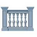2024 New Design Casting in Place Plastic Decorative Concrete Baluster Mold for Sale