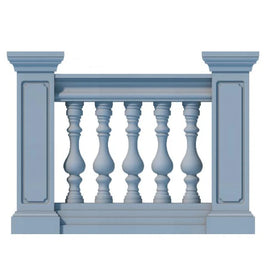 2024 New Design Casting in Place Plastic Decorative Concrete Baluster Mold for Sale
