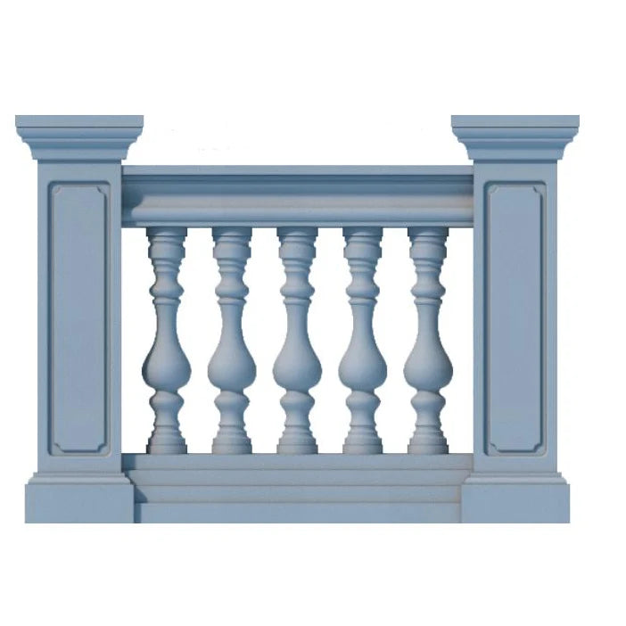 2024 New Design Casting in Place Plastic Decorative Concrete Baluster Mold for Sale