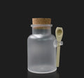 100g 200g 300g 500g Translucent Plastic Round Jar Matte Bath Salt Container for Skin Care & Facial Cleanser Free Sample