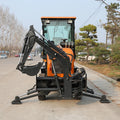 China Brand Mini Loader Backhoe Excavator with EPA Engine Wheel Loader Featuring Core Motor Pump Gear Gearbox Components