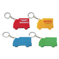 Promotional Custom Souvenir Metal Keychain Truck Shape Stainless Steel 1 Meter Tape Measure 100cm Measuring Tape