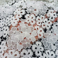 African Wedding White Milk Silk African Nigerian Party Dress Lace Fabric