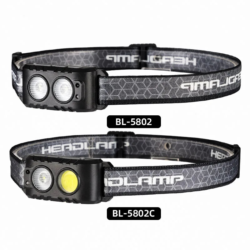 Helius New Outdoor High Power Strong Light Waterproof Fishing Lighting Cycling Usb Rechargeable Flashlight Led Headlight