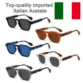 Unisex Fashionable Square Eyewear for Men Women Hot Selling TR90 Shades Thick Frame Retro Polarized Sunglasses