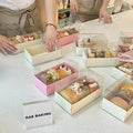 Professional Personalised Printed Macaroon Chocolate Boxes With Insert Wholesale With Ribbon