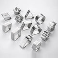 Stainless Steel Circle Geometric Biscuit Cookie Cutters Molds Set for Bakeware Doughs