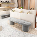 WISEMAX FURNITURE pink Velvet Accent Chair Living Room Sofa Luxury Shoe Stool Ottoman Bed End Stool Bench Dressing Chair Stool