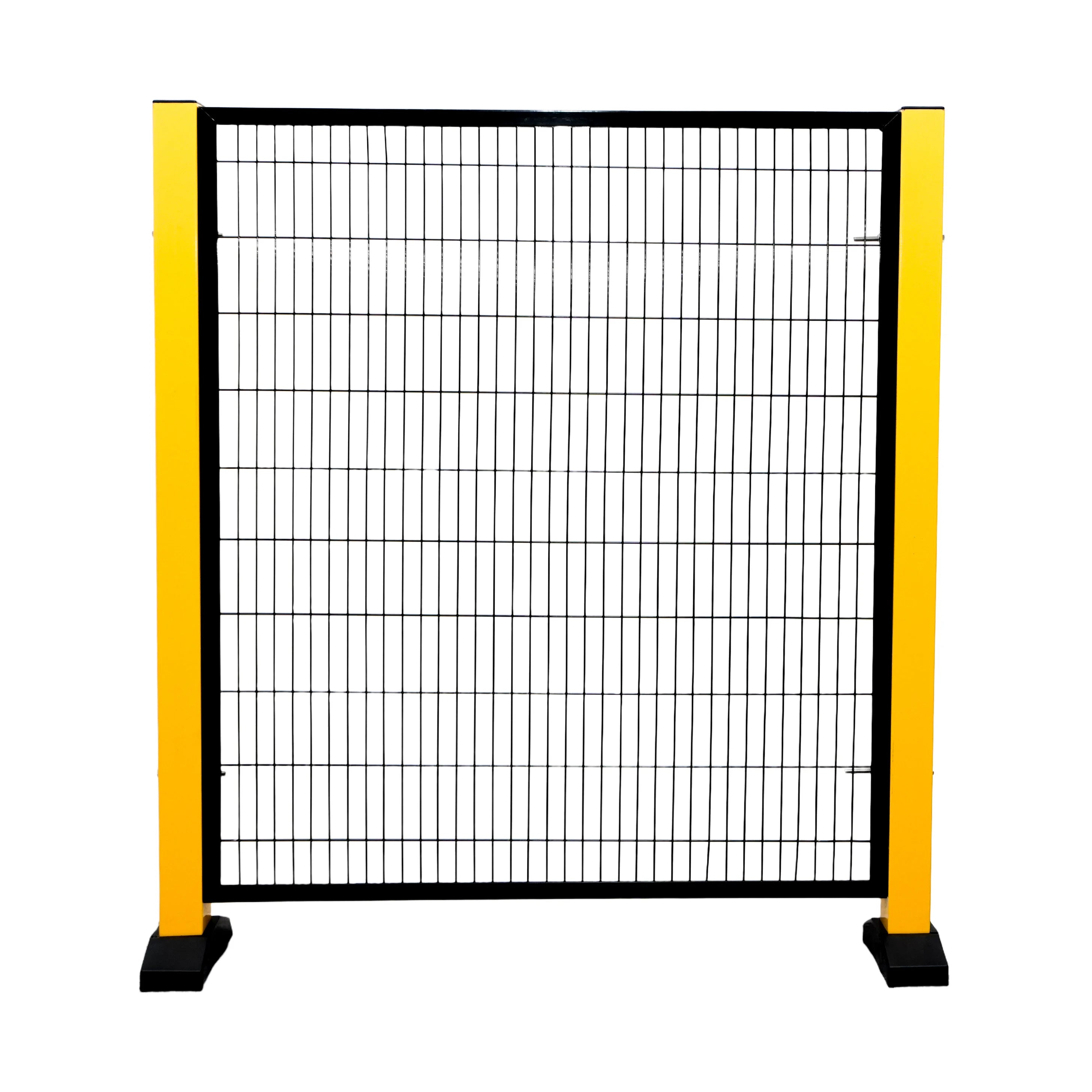 Vichguard Workshop Production Line Fencing Safety Guarding Metal Post Fence Iron Wire Mesh Robot Boundary Wall Fencing