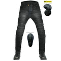 New Retro Biker Riding Pants Winter Padded Warm Wind Blocking Racing Fall Prevention Motorcycle Jeans Men