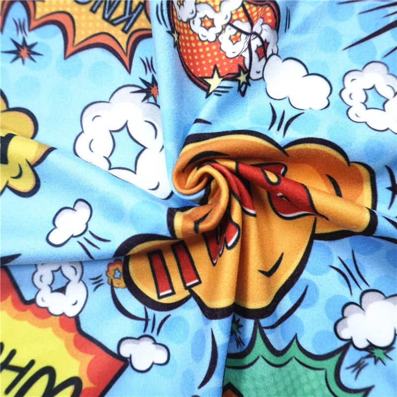 New Arrival Custom Printing Double Brushed 95%Polyester 5%Spandex Double Brushed Fabric 230~250GSM