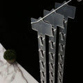 Supermarket PP Hanging Hook Clear Transparent Plastic Clips Strips