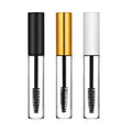 Custom Eco Friendly 10ml Clear Pink Plastic Empty Cosmetic Eyelash Mascara Wand Tube with Brush