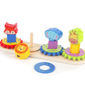 Animal Gear Building Blocks Shape Cognition Pairing DIY Desktop Toys Early Education Enlightenment Montessori Wooden Toys Kids