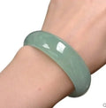 Hot Sale Authentic Burma Jadeite Jade Green Jade Bracelet Bangle Jewelry Gemstone with Spring Color Jade Bracelet Bangles