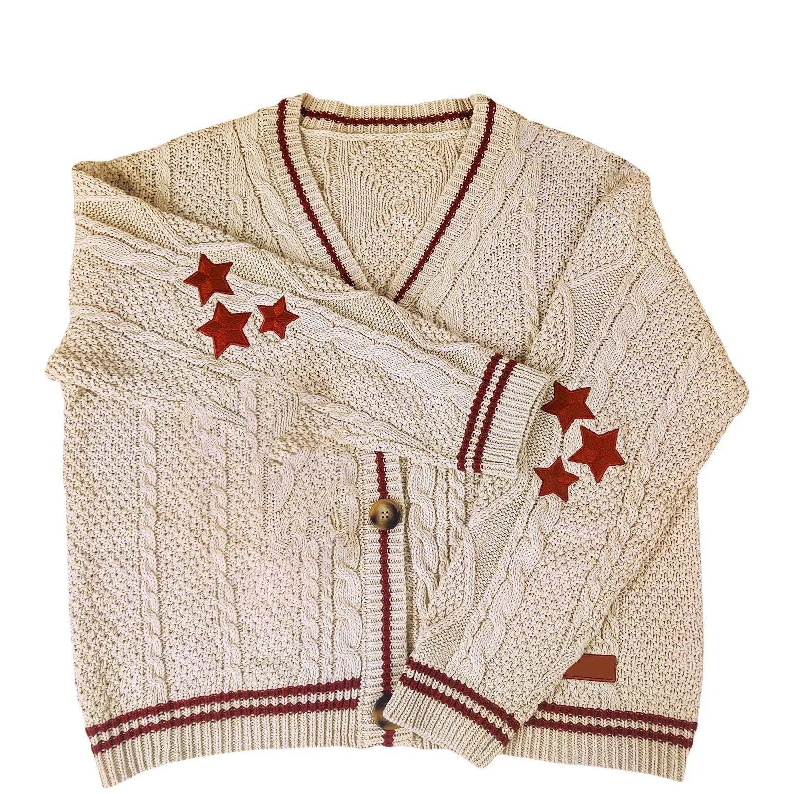Women's Autumn/Winter Solid Long Sleeved Cardigan Temperament Commuter Bat Knit Sweater Coat