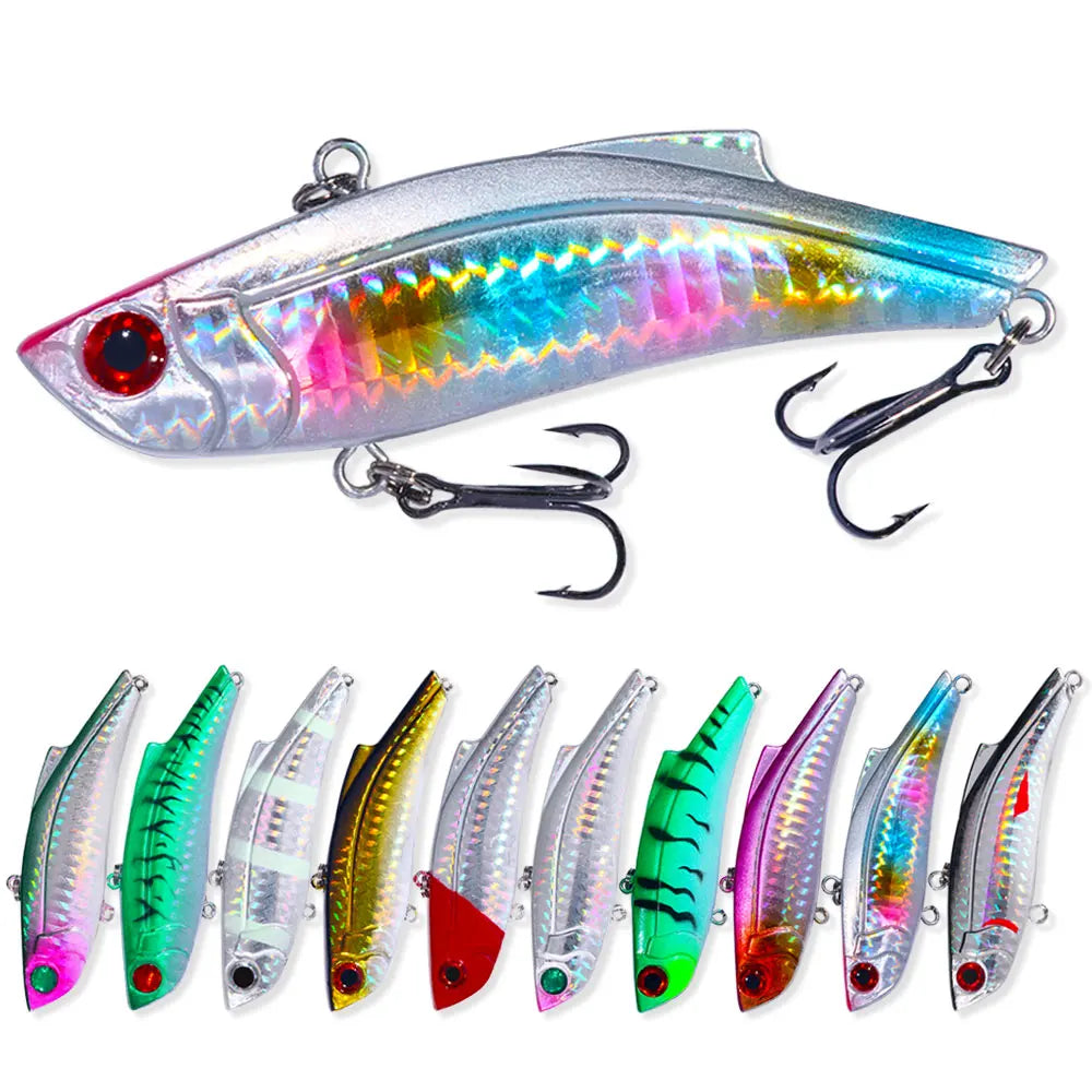 9CM-28G-#6 Hard Hook All Swimbait VIB Fishing Lure with High Quality Hard Plastic Lure Bait for Fishing