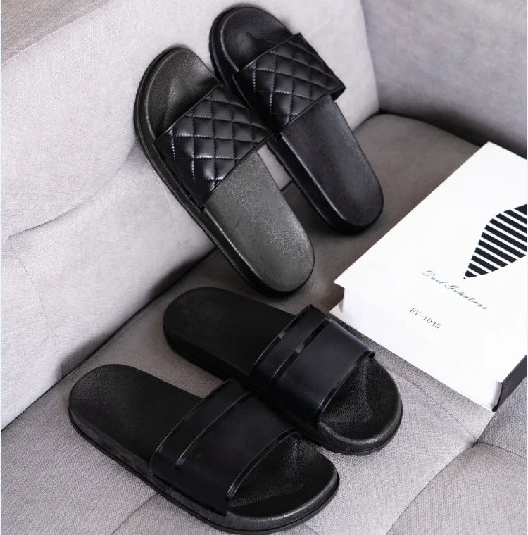 New Slippers Home Wholesale Couple Explosive Style Men's and Women's Bathroom Anti Slip Sandals Home Slippers